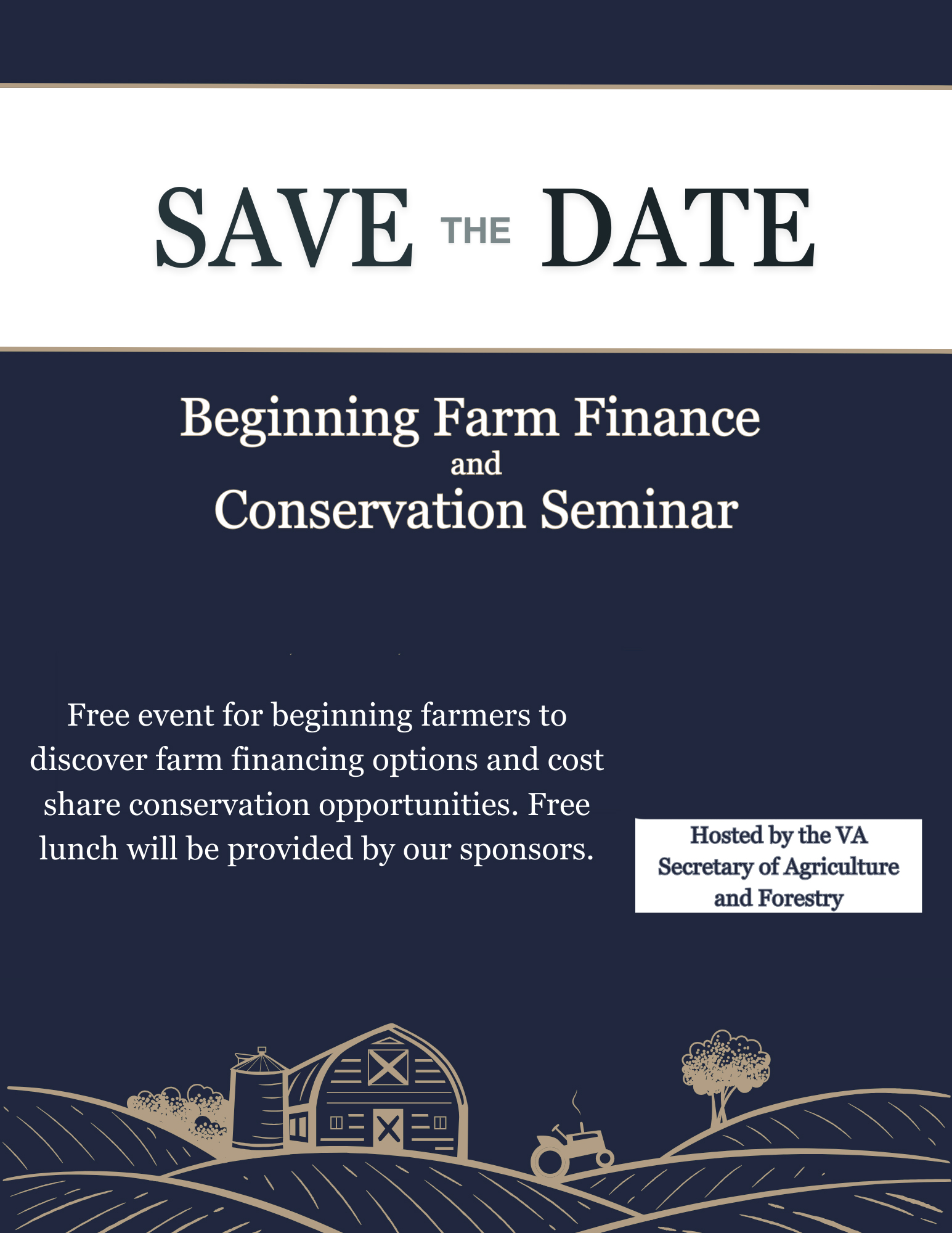 ندوة المزرعة باللون الأزرق العام